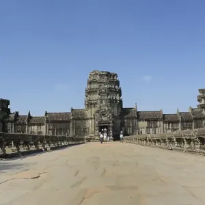 Entrance to the temple of Angkor Wat