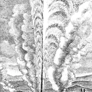 Eruption of the Beehive geyser in Yellowstone National Park Eruption of the Beehive geyser in Yellowstone National Park