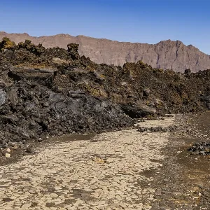 An eruption of the volcano Pico do Fogo in Cape Verde has made the road through the crater impassable