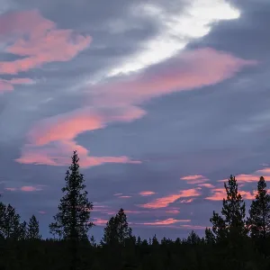 Evening Cloud Atmosphere Print, Gällivare, Sweden Evening Cloud Atmosphere Print, Gällivare, Sweden
