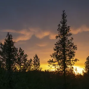 Evening Cloud Atmosphere Print, Gällivare, Sweden Evening Cloud Atmosphere Print, Gällivare, Sweden
