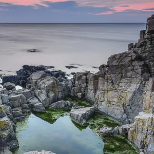 Evening mood, Hovs Hallar coastline