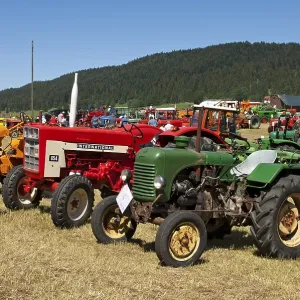 Exhibition of vintage tractors and other farm machinery