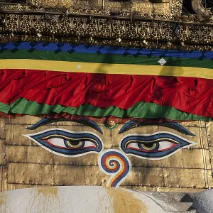 Eyes of Buddha, Swayambhunath Stupa Eyes of Buddha, Swayambhunath Stupa