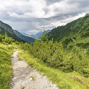 Fantastic hike in the Lechquellen Mountains in Vorarlberg Austria near Lech Fantastic hike in the Lechquellen Mountains in Vorarlberg Austria near Lech