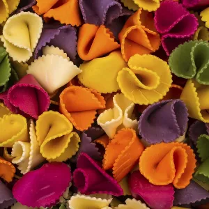 Farfalle, multi colored pasta, Canada