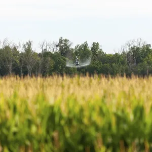 Farm Helicopter Print: St. Thomas, Ontario, Canada Farm Helicopter Print: St. Thomas, Ontario, Canada