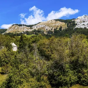 Farming village in the mountains near Kolasin