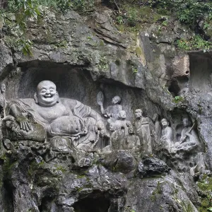 Feilai rock sculptures, Buddhist sculptures Feilai rock sculptures, Buddhist sculptures