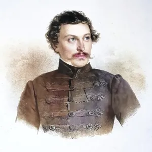 Ferenc Deak von Kehida, also Franz von Deak, born 17 October 1803 in Soejtoer, Zala County, died 28 January 1876 in Budapest, Hungarian politician, Historical, digitally restored reproduction from a 19th century original, Record date not stated