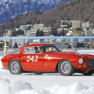 Ferrari 250 MM on the frozen lake