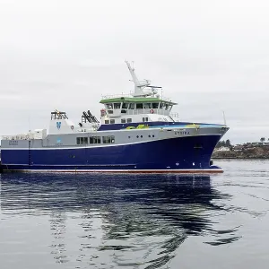 The ferry Utsira at the ferry terminal in Haugesund The ferry Utsira at the ferry terminal in Haugesund