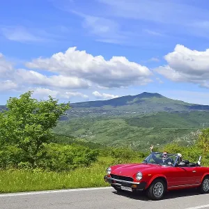 Fiat 124 Spider convertible, classic car
