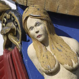 The figurehead of Christina af Bro The figurehead of Christina af Bro