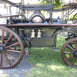 Fire truck, Turckheim, Alsace, fire truck
