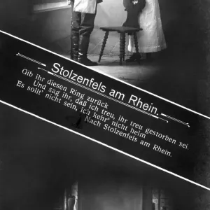 First World War, Comrade brings the ring to her lover and the news that her lover has fallen First World War, Comrade brings the ring to her lover and the news that her lover has fallen