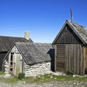 Fishing village Helgumannen, Island Faroe