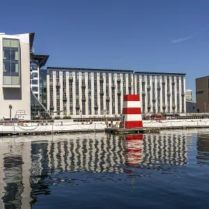 Fisketorvet harbour swimming pool in Copenhagen Fisketorvet harbour swimming pool in Copenhagen