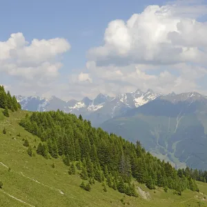 Fiss, Tyrol, Ladis, bell tower ridge