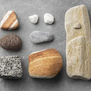 Flat lay stone collection 2 Flat lay stone collection 2