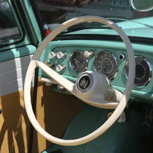 Floating classic car Floating classic car