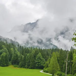 Fog shrouded Kamnik-Savinja Alps Fog shrouded Kamnik-Savinja Alps