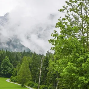 Fog shrouded Kamnik-Savinja Alps Fog shrouded Kamnik-Savinja Alps