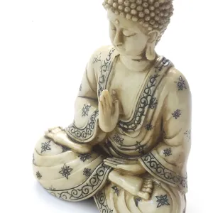 Buddha Figure on White Food Print