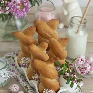 Food, Funny bunny buns rolls. Easter bake idea Food, Funny bunny buns rolls. Easter bake idea