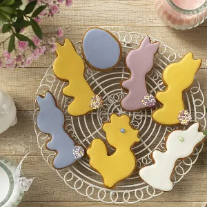 Food, Sweet and tasty icing cookies for Easter Food, Sweet and tasty icing cookies for Easter