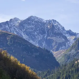 Autumn Landscape Print: Mutterberg Valley, Tyrol, Austria