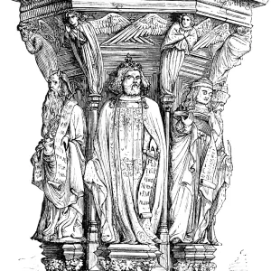 Fountain of Moses (c. 1400) in the Chartreuse de Champmol in Dijon Fountain of Moses (c. 1400) in the Chartreuse de Champmol in Dijon
