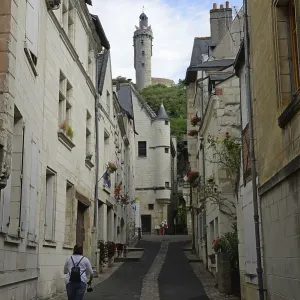 France, Chinon, castle, fortress France, Chinon, castle, fortress