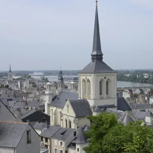 France, Saumur, church, old town France, Saumur, church, old town