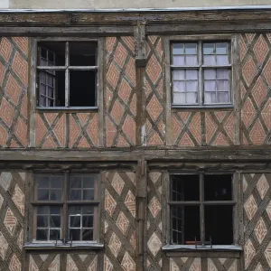 France, Saumur, half-timbered house France, Saumur, half-timbered house