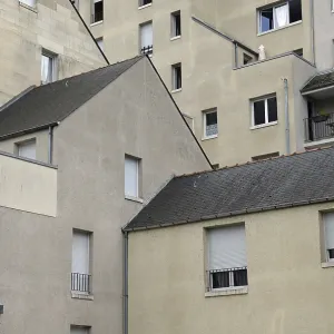 France, Saumur, house, houses, facade France, Saumur, house, houses, facade