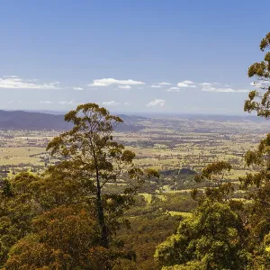 Fred Piper Memorial Lookout am Gipfel des Brown Mountain auf der Snowy Mountains Hwy in New South Wales.