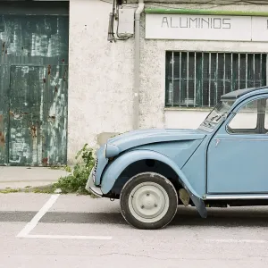 French vintage car, Citroen 2CV
