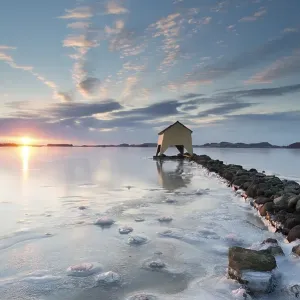 Frozen Hafrsfjord, Stavanger, Rogaland