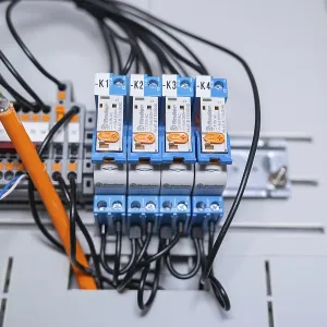 Functional arrangement of blue relays