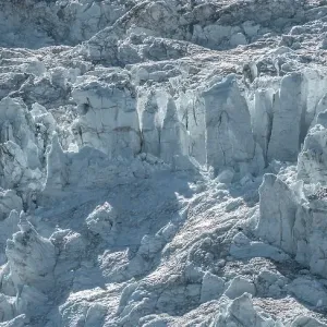 Furrowed glacier ice, glacier tongue Furrowed glacier ice, glacier tongue