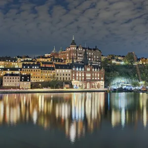 Gamla Stan, Lighted, Stockholm, Sweden, Europe