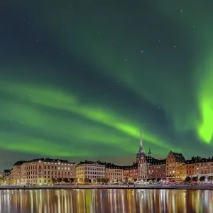 Gamla Stan, Northern Lights, Stockholm