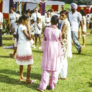 Garden fete community event in the grounds of HMS Terror naval base