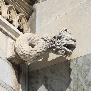 Gargoyle Print, Monza Cathedral, Italy