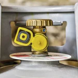 Gas Tank Valve Print with Yellow Cap and Gasket