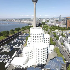 Gehry Bauwerke im Medienhafen Düsseldorf Print, Germany Gehry Bauwerke im Medienhafen Düsseldorf Print, Germany