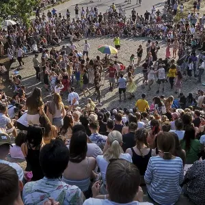 Germany, Berlin, 11.06.2023, Sunday afternoon in Mauerpark