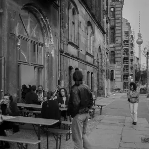 Germany, Berlin, 12.9.1992, Cafe Orange on Oranienburger StraBe Germany, Berlin, 12.9.1992, Cafe Orange on Oranienburger StraBe