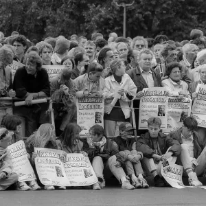 Germany, Berlin, 16.09.1992, reception by Michael Gorbatschow